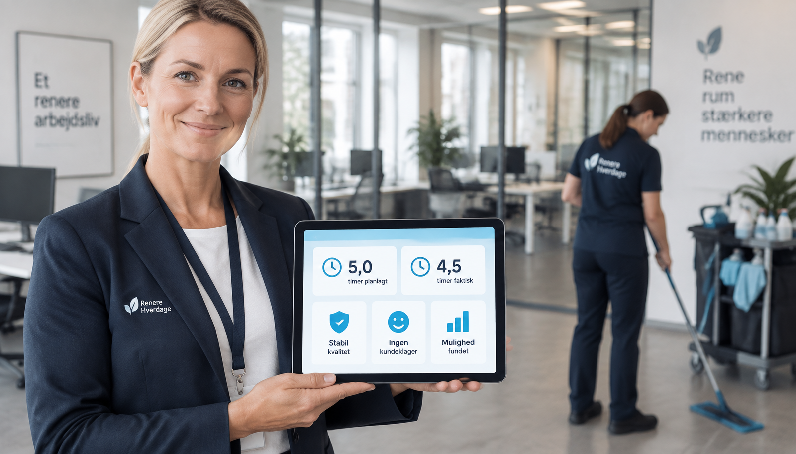 Clean de Luxe platformen opdager selv når faktisk tid ligger stabilt under planen, og viser muligheden for bedre indtjening og kundefastholdelse
